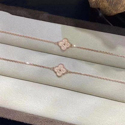 [Zalyn Jewelry ]CLOVER SINGLE FLOWER BRACELET