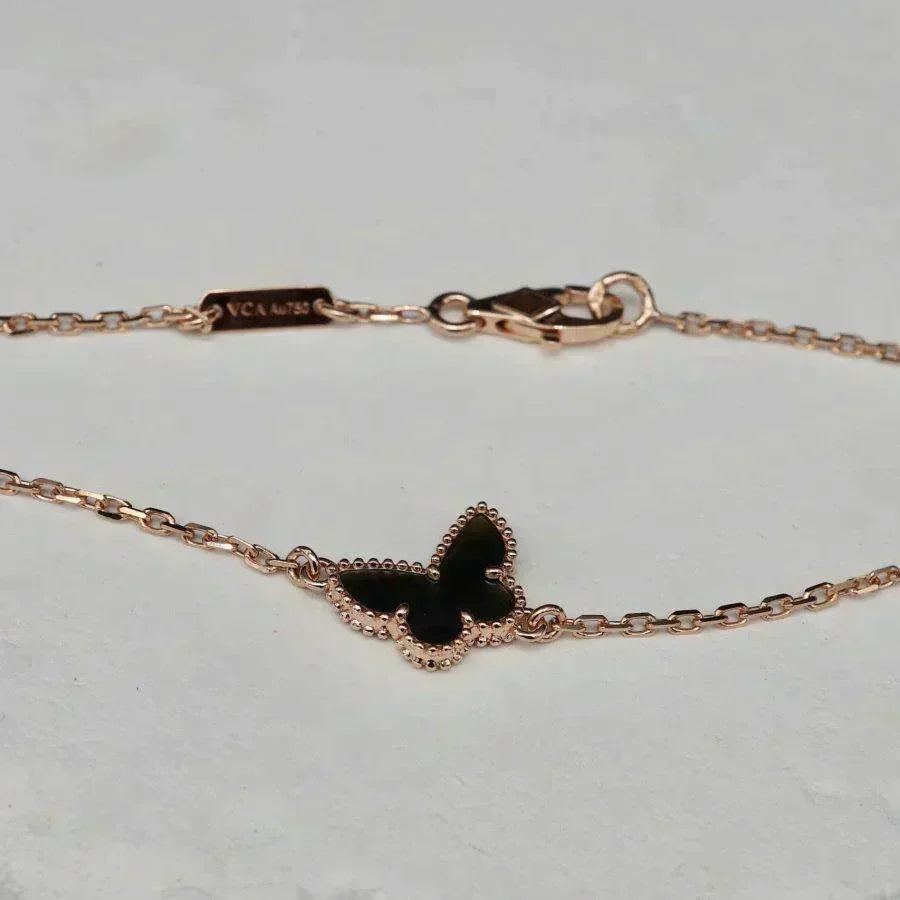 [Zalyn Jewelry ]BUTTERFLY ONYX  BUTTERFLY BRACELET