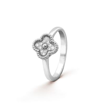 [Zalyn Jewelry ]CLOVER DIAMOND RING