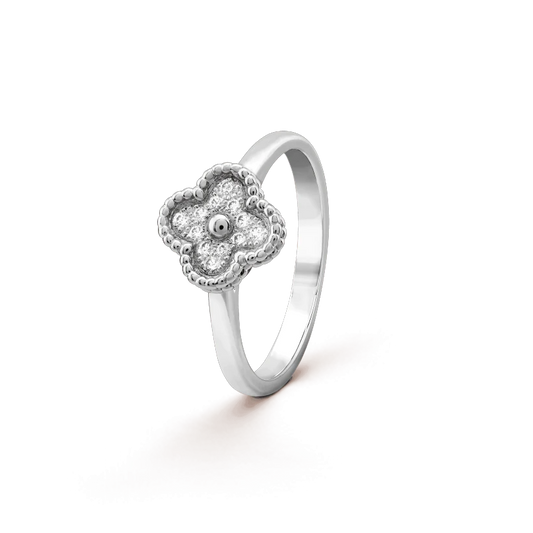[Zalyn Jewelry ]CLOVER DIAMOND RING