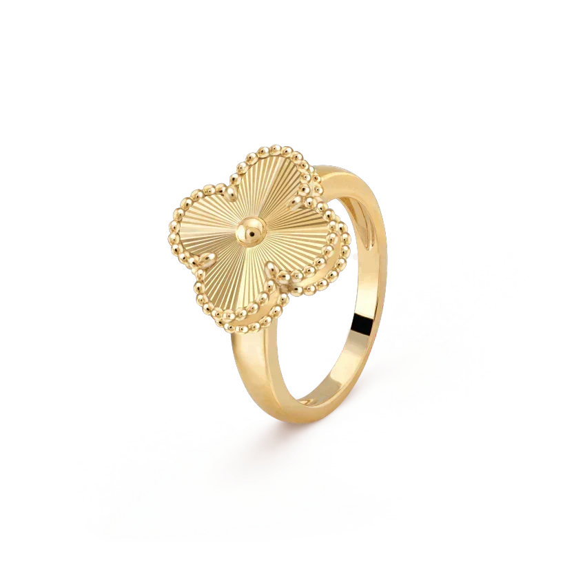 [Zalyn Jewelry ]CLOVER GOLD RING