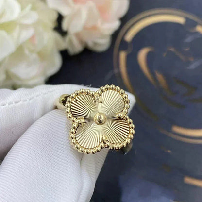 [Zalyn Jewelry ]CLOVER GOLD RING