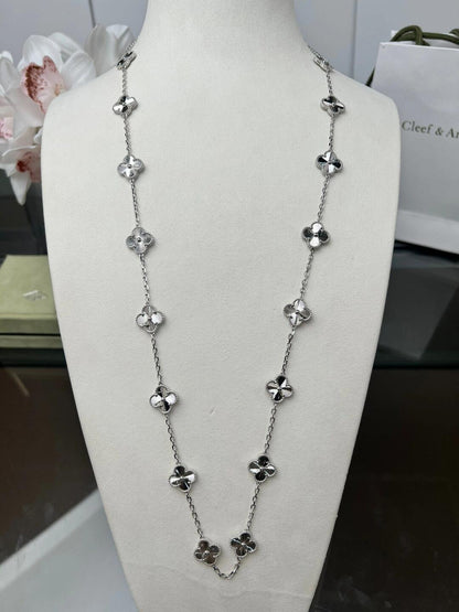 [Zalyn Jewelry ]CLOVER 20 MOTIFS  LASER SILVER