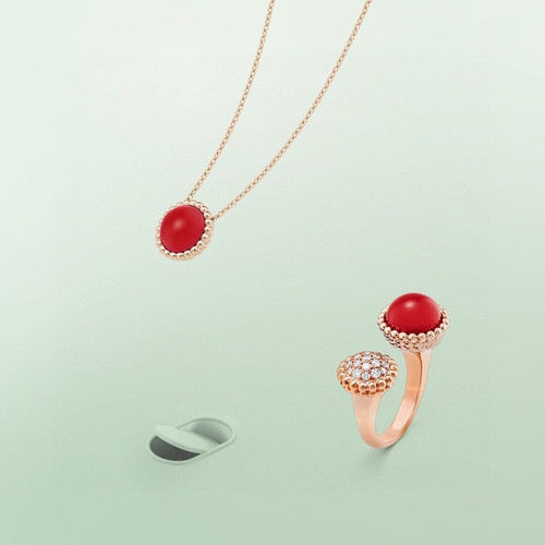 [Zalyn Jewelry ]PERLEE COULEURS DIAMOND ROSE GOLD BETWEEN THE FINGER RING