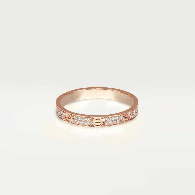 [Zalyn Jewelry ]LOVE RING 2.65MM DIAMOND