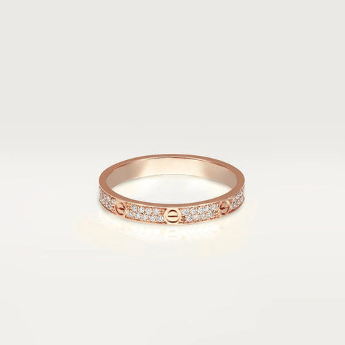 [Zalyn Jewelry ]LOVE RING 2.65MM DIAMOND