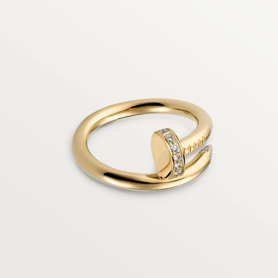 [Zalyn Jewelry ]JUSTE RING 2.65MM GOLD DIAMOND