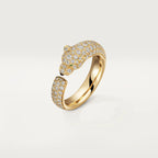 [Zalyn Jewelry ]PANTHERE PINK GOLD DIAMOND RING