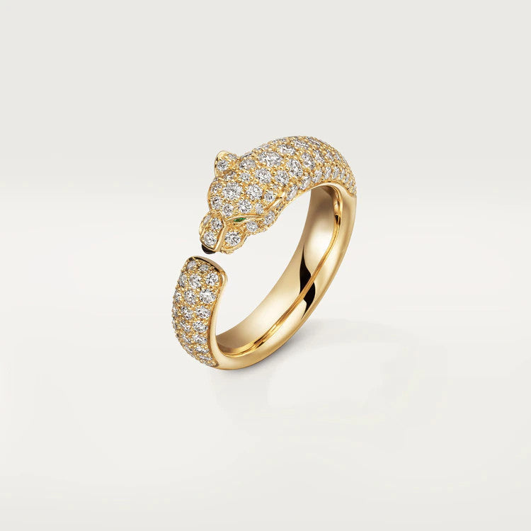 [Zalyn Jewelry ]PANTHERE PINK GOLD DIAMOND RING