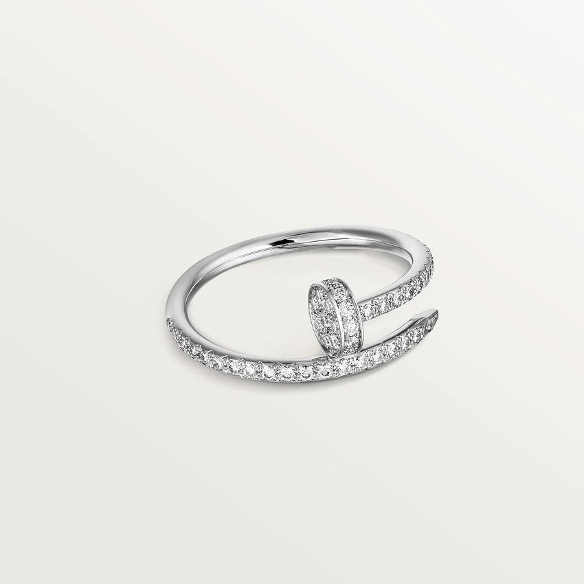 [Zalyn Jewelry ]JUSTE RING 1.8MM SILVER DIAMONDS