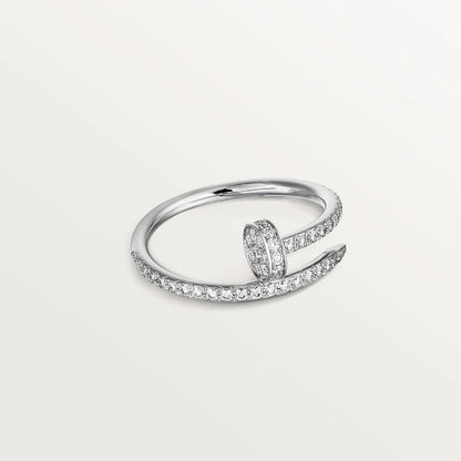 [Zalyn Jewelry ]JUSTE RING 1.8MM SILVER DIAMONDS