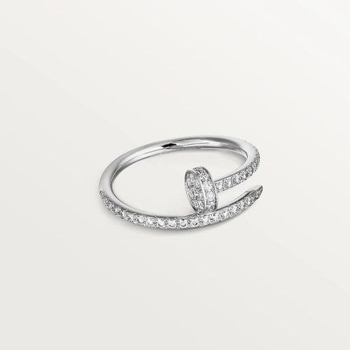 [Zalyn Jewelry ]JUSTE RING 1.8MM SILVER DIAMONDS