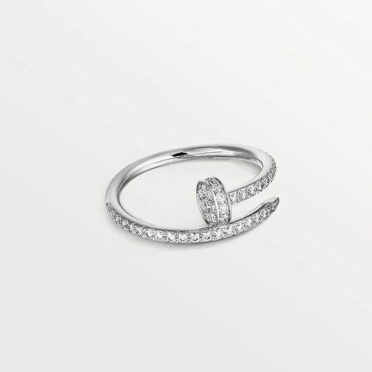 [Zalyn Jewelry ]JUSTE RING 1.8MM SILVER DIAMONDS