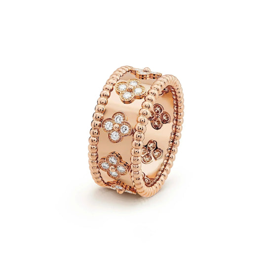 [Zalyn Jewelry ]CLOVER KALEIDOSCOPE RING 10MM
