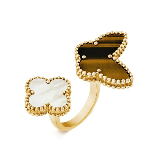 [Zalyn Jewelry ]LUCKY BETWEEN THE FINGER RING